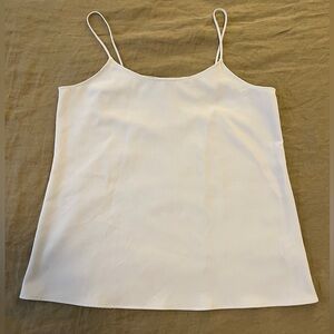 Uniqlo spaghetti strap tank- silver, size small